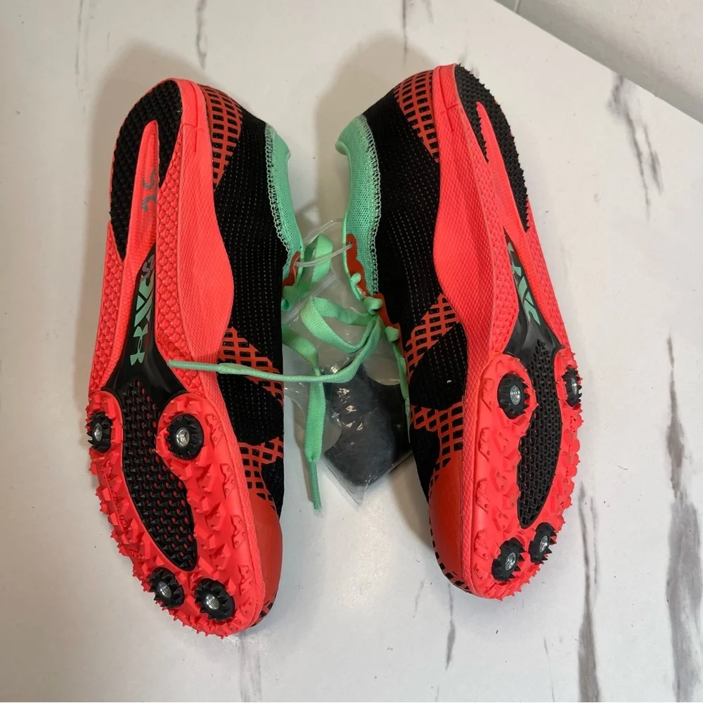 Under Armour UA Brigade XC Cross Country Low Spike Unisex Men 7 Women 8.5 EUC - Picture 5 of 8